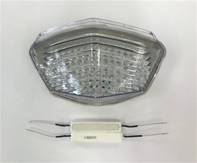 2008-2012 Kawasaki Ninja 250R Clear Alternatives Clear Tail Light with